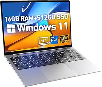 Amazon.com: 2025 Latest 16'' Full HD Laptop Compatible with