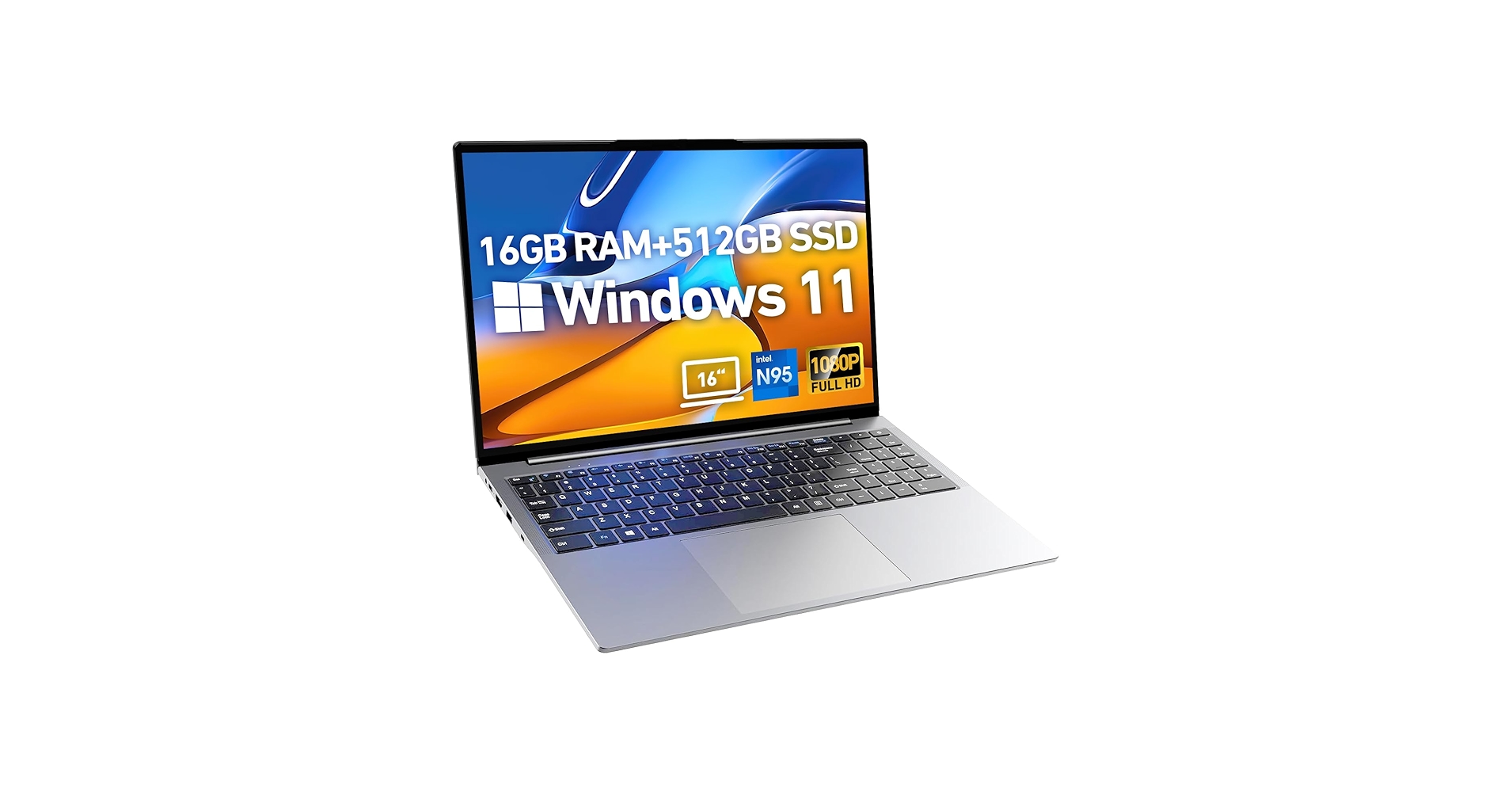 Amazon.com: 2025 Latest 16'' Full HD Laptop Compatible with