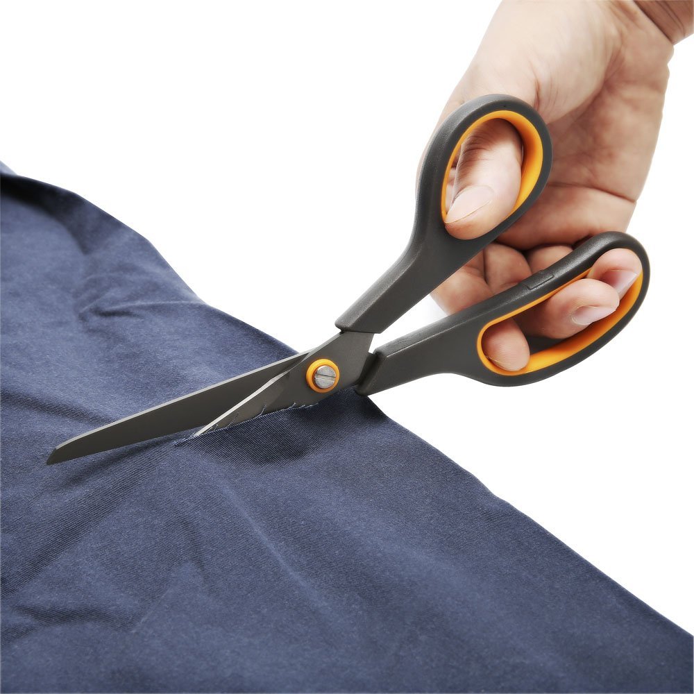 CCR Scissors 8 Inch Soft Comfort-Grip Handles Sharp Titanium Coating Blades, 4-Pack — Amazon image 4