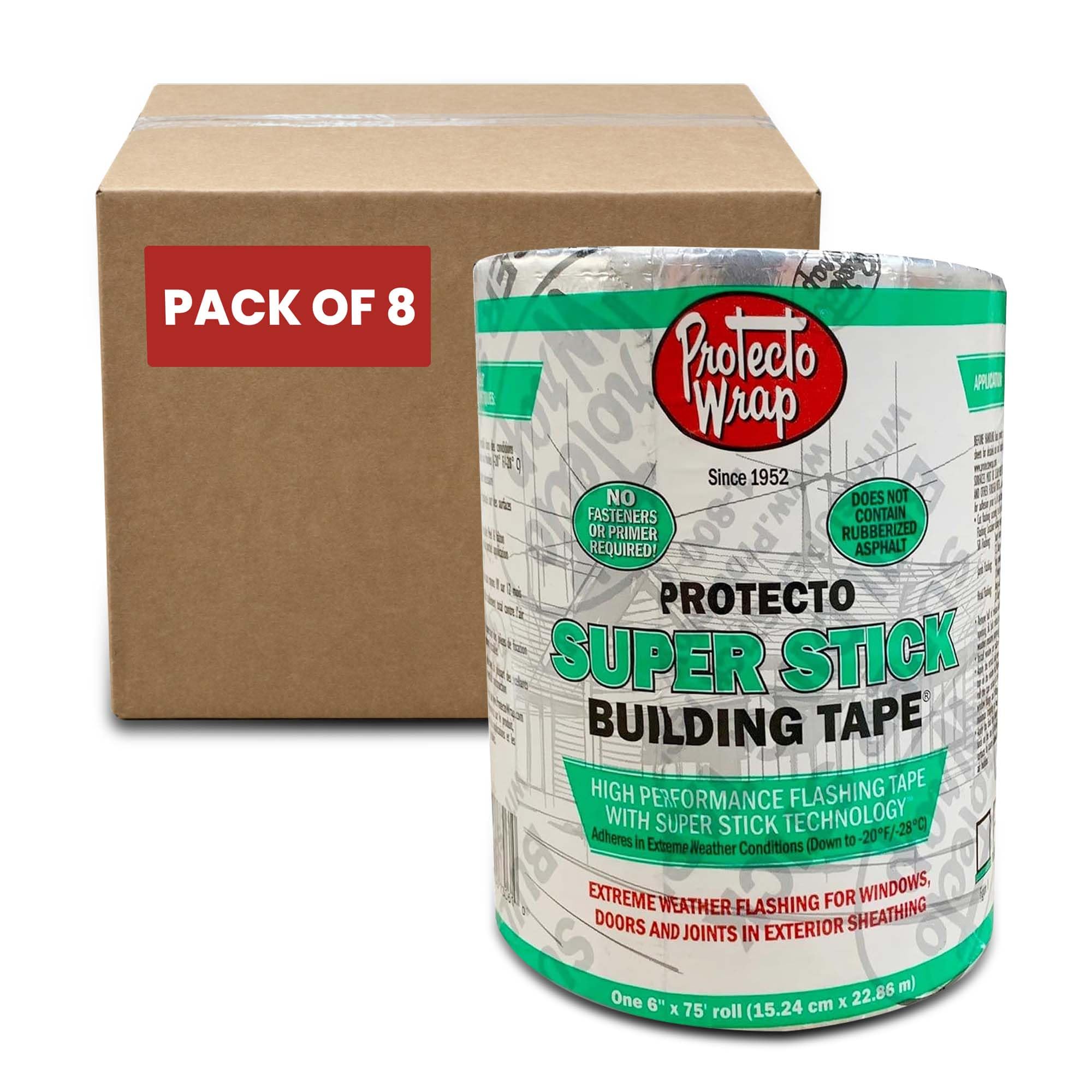 Photo 1 of Protecto Wrap Super Stick Flashing Tape 6" x 75'