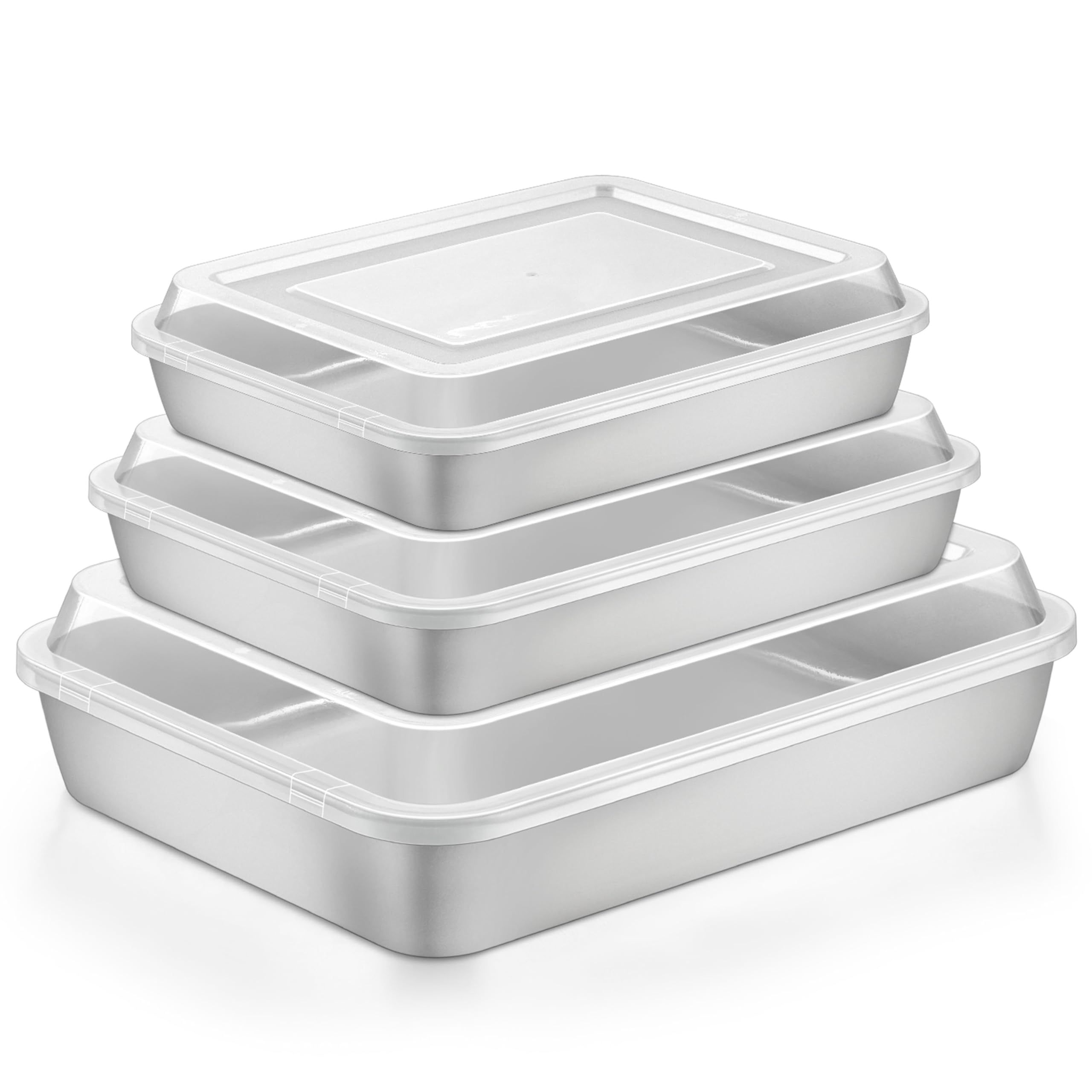 Herogo Cake Pan Set with Lids