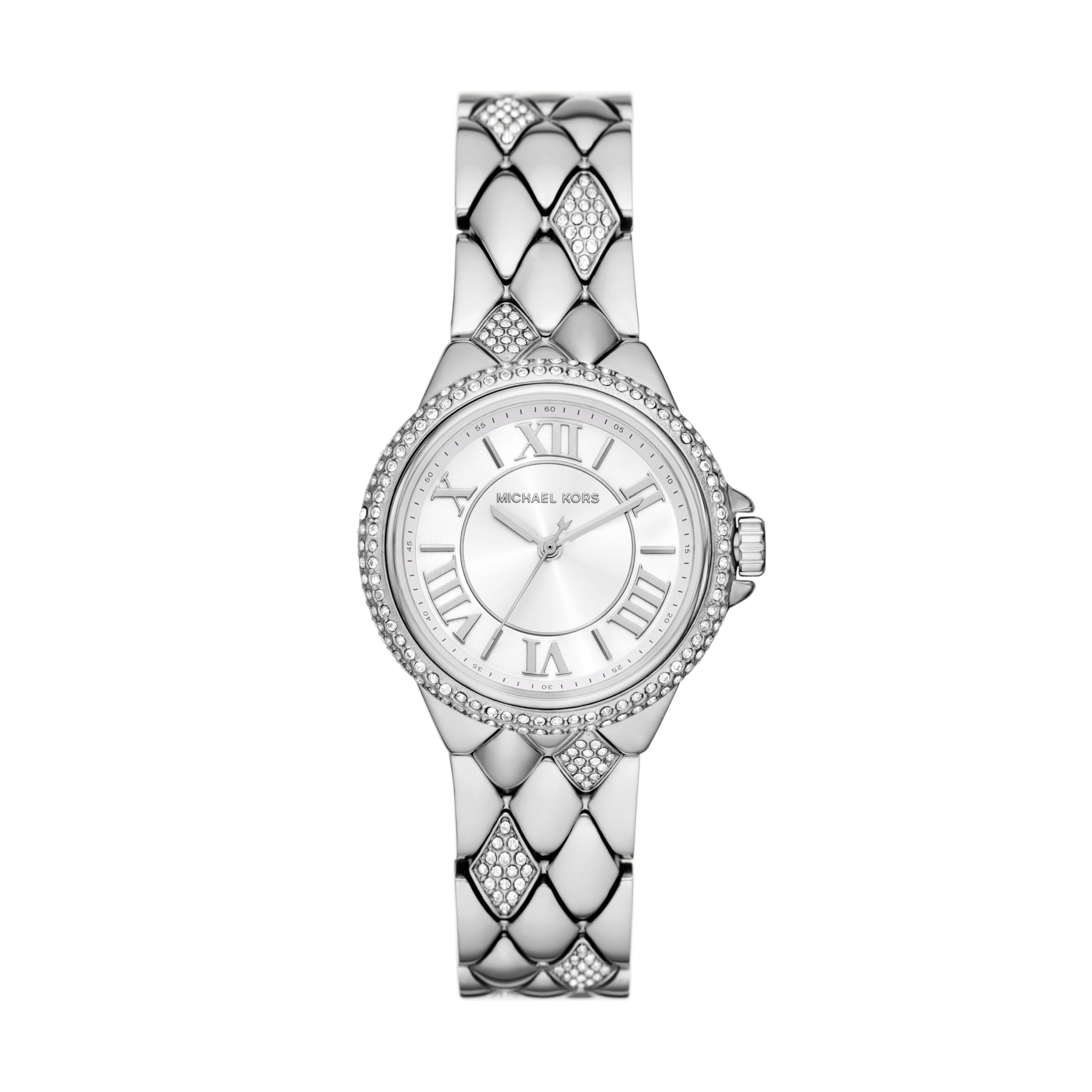Michael Kors Stainless Steel Analog Womens Watch-Mk4804, Dial-Color:Silver, Band Color:Silver (B0CRD7VDBF) Amazon Price History, Amazon Price Tracker