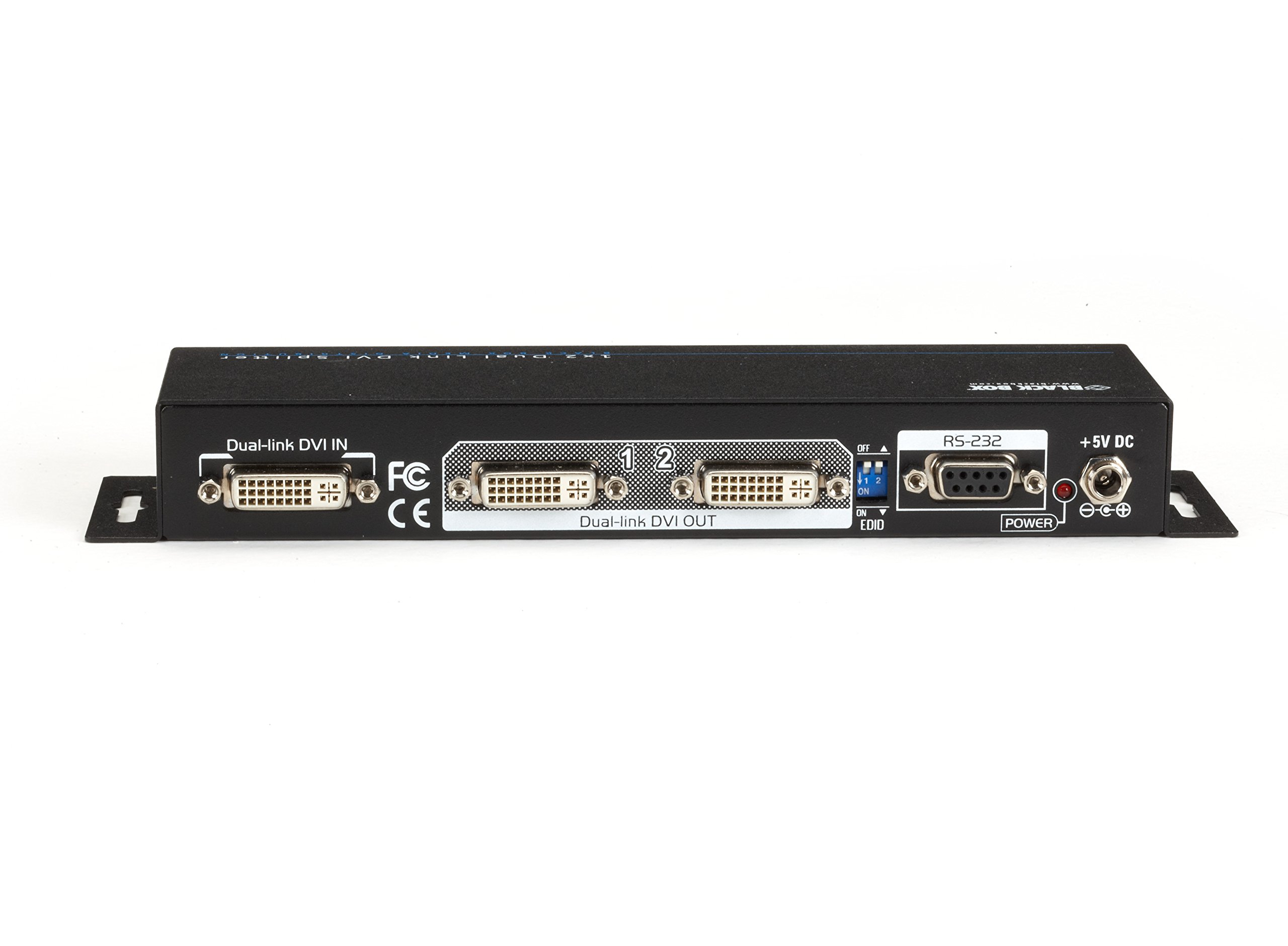 Black Box 1x8 DVI 分配器 (音声対応) スプリッター Splitter - DVI-D, Audio, HDCP | Black Box