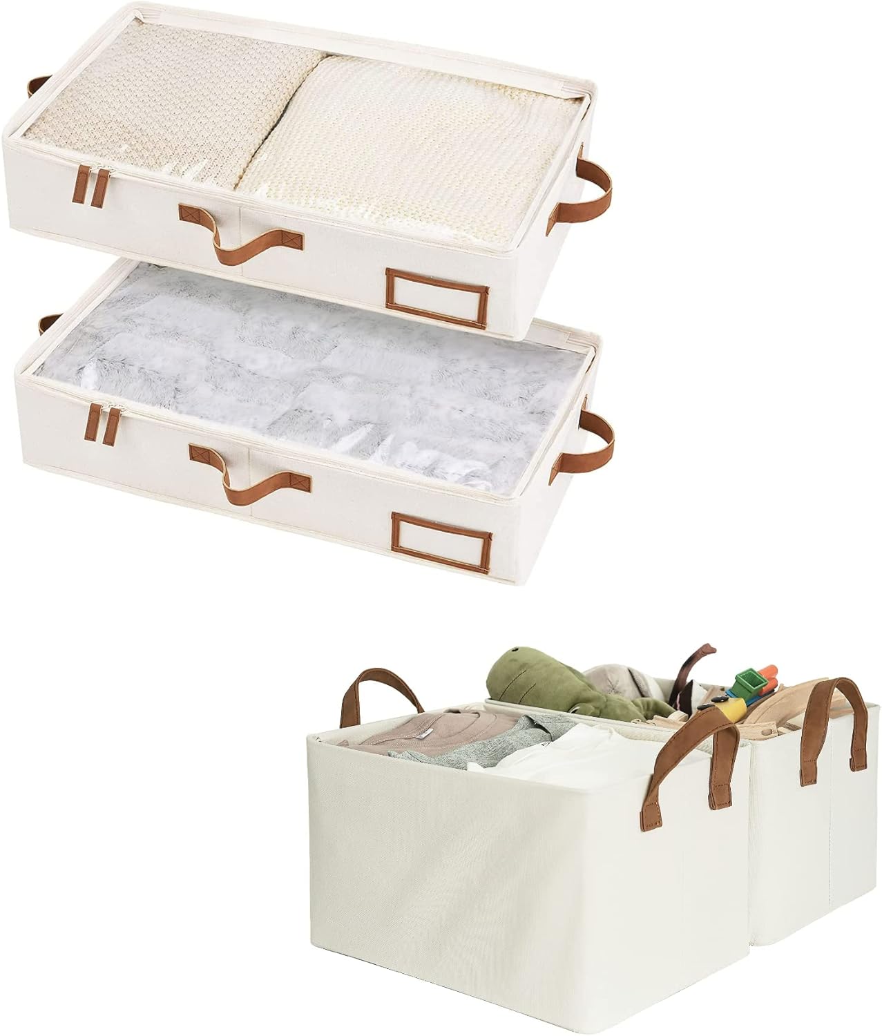 StorageWorks Underbed Storage Box and Storage Bins For