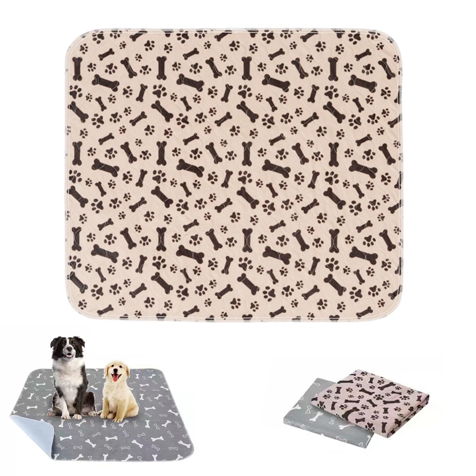 Puppypad - The Last Pee Pads You'll Get,Puppy pad with Pheromones,Reusable Washable Pee Pads for Dogs,Leak & Odor Proof (L,C)