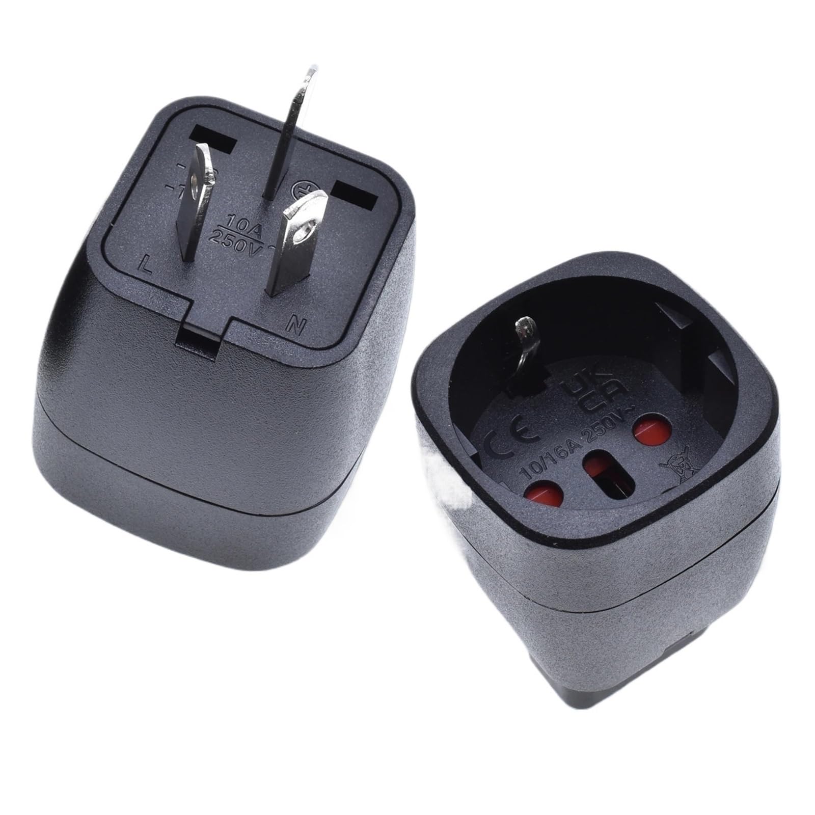 Adaptateur de prise convertisseur de charge compact blanc EU - 6
