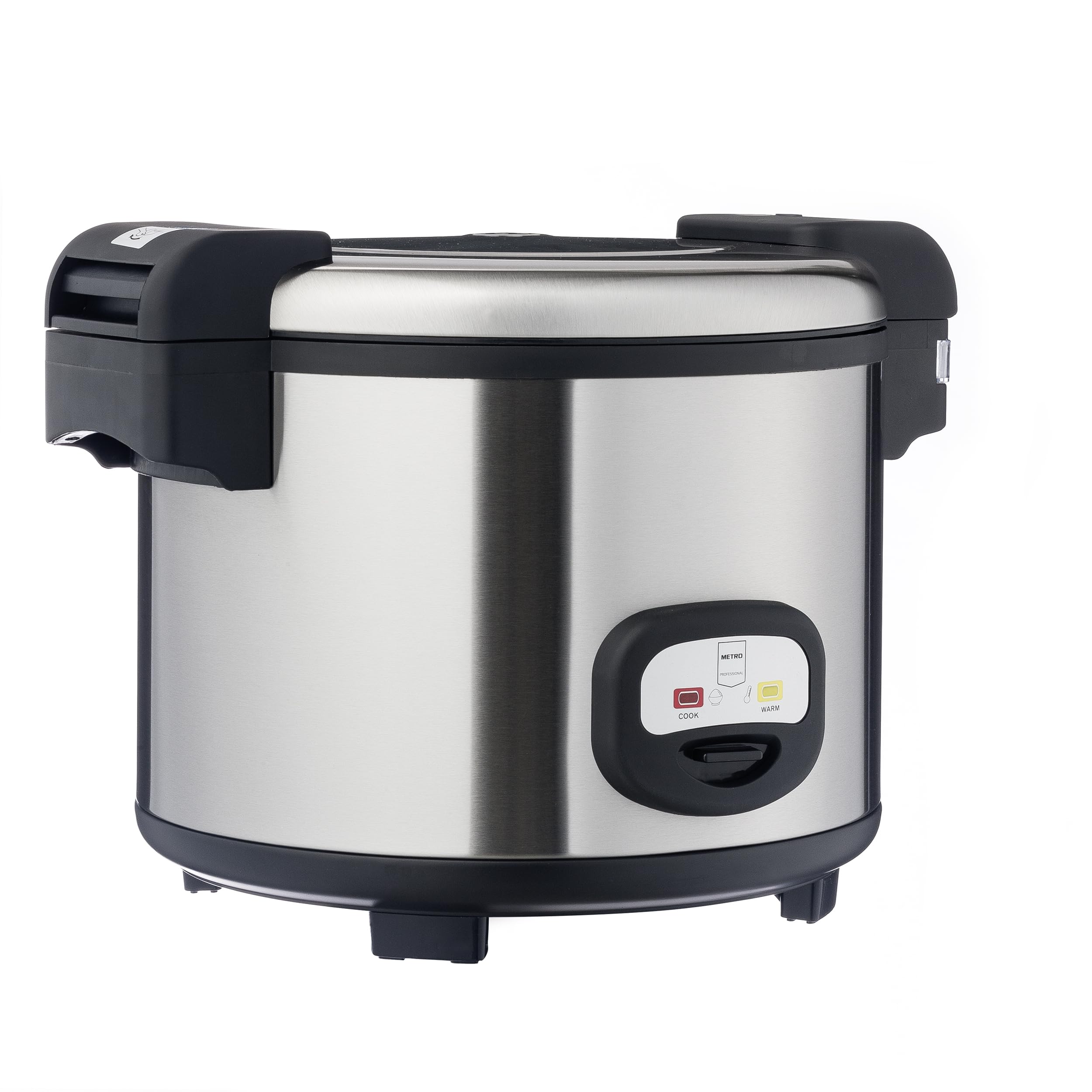 METRO Professional Olla arrocera GRC1950, 1950 W, acero inoxidable, Ø 34,7 cm, 12 L