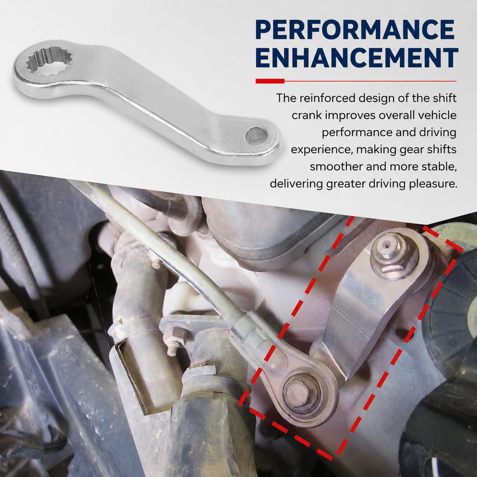 Steel Moto Gear Shifter Bellcrank Lever, 3234724, Easy Installation | Leva del Cambio Retromarcia ad Alta Stabilità, Compatibile con Polaris Scrambler 850 1000 Sportsman 550 850 1000
