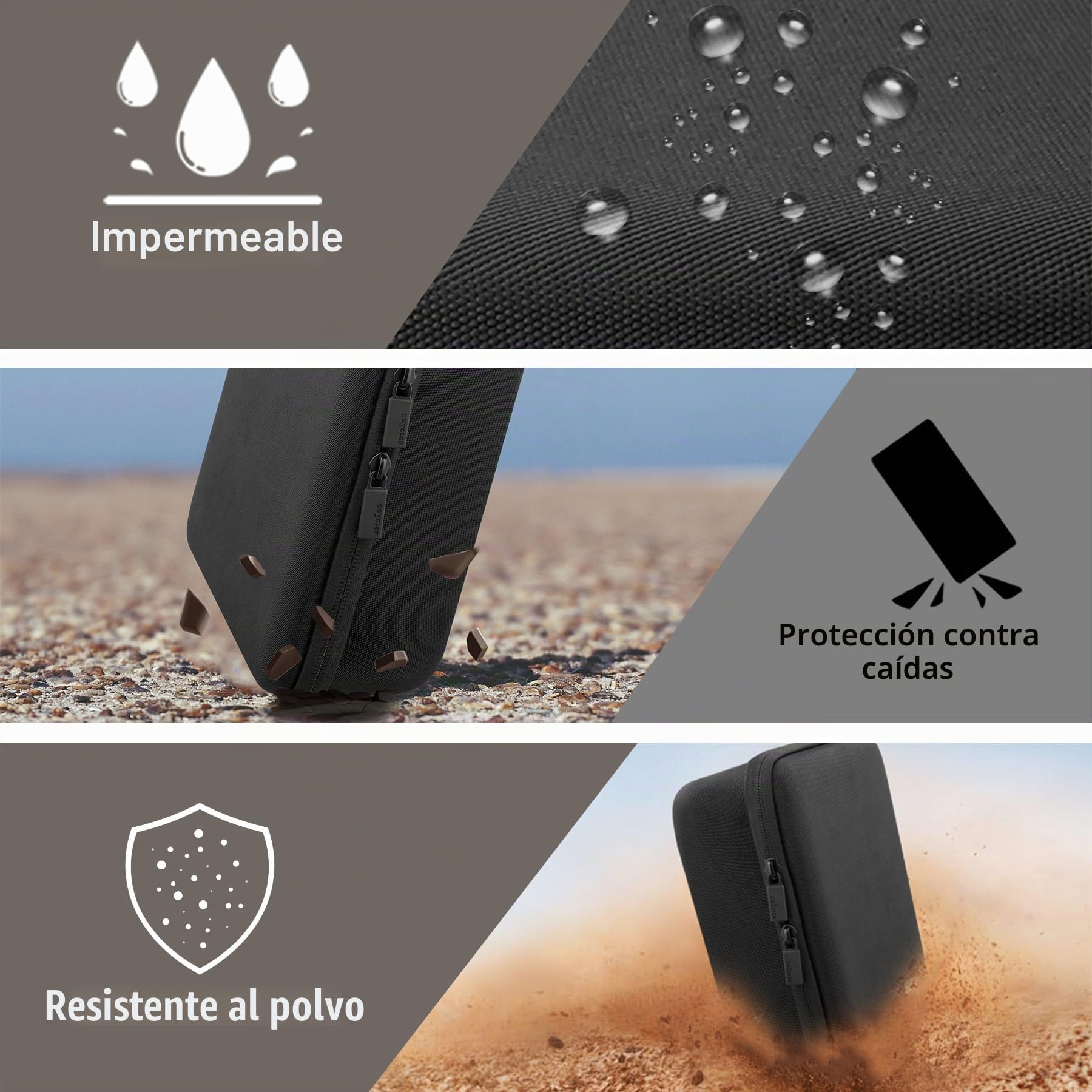 co2CREA Duro Viajar Caja Estuche Funda para Omron Tensiómetro X7 Smart(Funda Solo,Case Only)