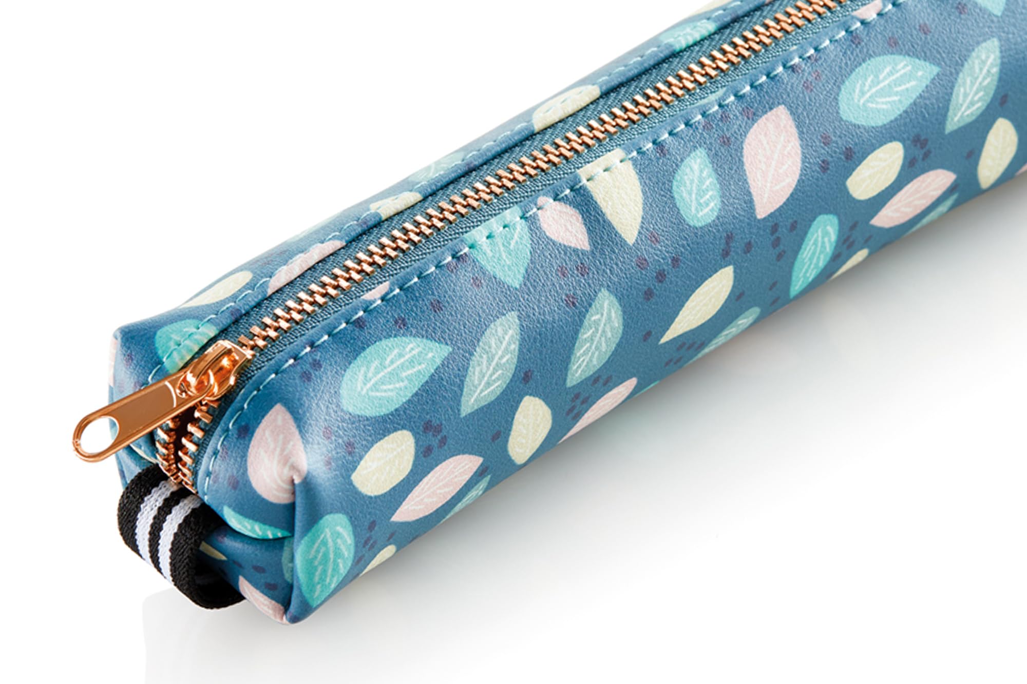 Miquelrius - Astuccio mini, con elastico in gomma, chiusura a cerniera, portapenne, dimensioni 190 x 25 x 40 mm, design Tie Dye