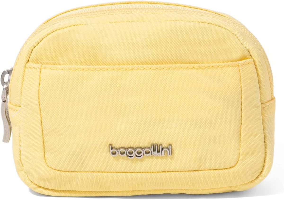 Baggallini Cosmético de bolsillo para mujer - Bolsa ligera - Organizador de maquillaje Travel Essentials Mini