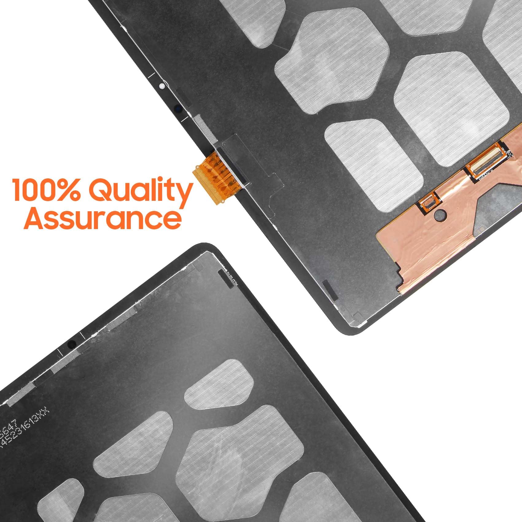 Écran LCD pour Samsung Tab S7 FE SM-T730 12,4" LCD Display pour Galaxy Tab S7 FE T733 T735 T736 T737 T738U Ecran Replacement Digitalizer Touchscreen Montage Complet avec Réparation, Noir