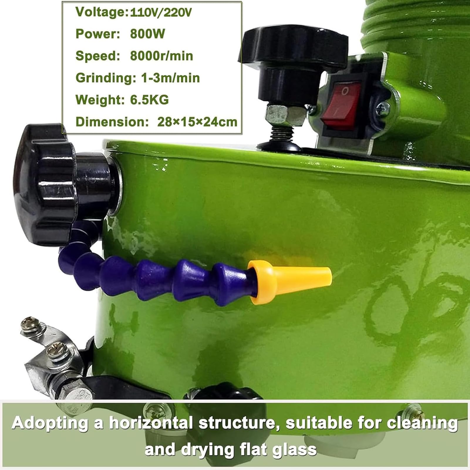 Przenośna maszyna do krawędzi szklanych, elektryczna maszyna do krawędzi szkła, do szlifowania krawędzi diamentowych Diy Diamond Glass Art Corner, polerka krawędziowa do samolotu, zaokrąglony narożnik