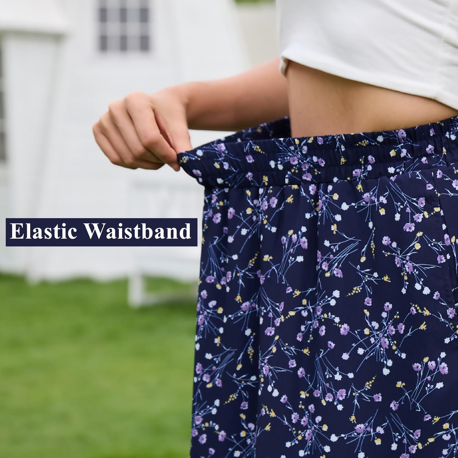 Maxi Skirts for Women with Pockets Long Midi Length Casual Skirt for Holiday - Image 5