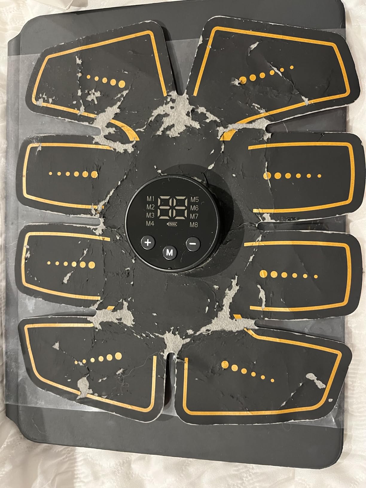 Grexemin ABS Stimulator Workout Equipment, Ab Machine USB Rechargeable ...