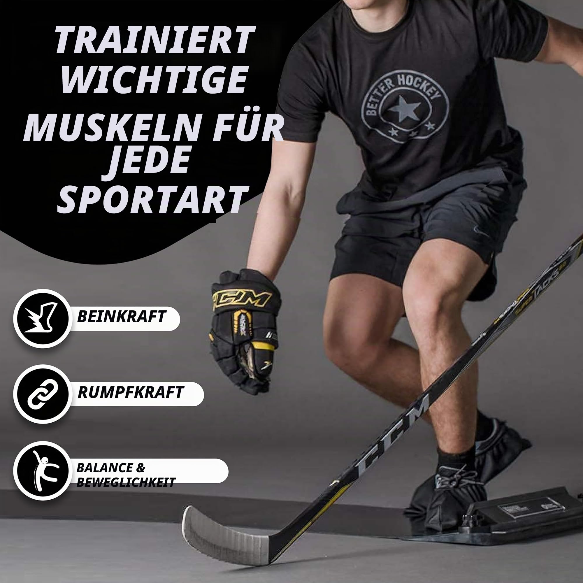 Better Hockey Extreme Slide Board Pro - Eishockey Trockentraining
