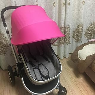 Universal Stroller Sun Shade Canopy Stroller Cover Awning Summer Anti-UV Protection Umbrella Canopy Parasol Baby Carriage Pushchair Prams Buggy Visor Cover Sun Shield Windproof Infant Trolley Parasol
