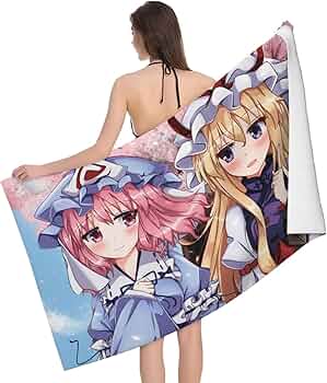 Amazon｜東方西行寺 幽々子（さいぎょうじ ゆゆこ） バスタオル