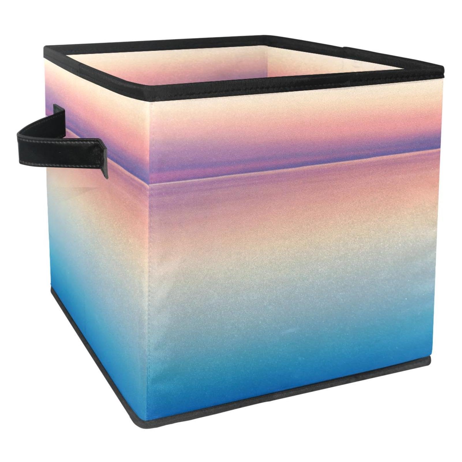 Boîte de rangement pliable contre le désordre des jouets et vêtements de chambre motif mer