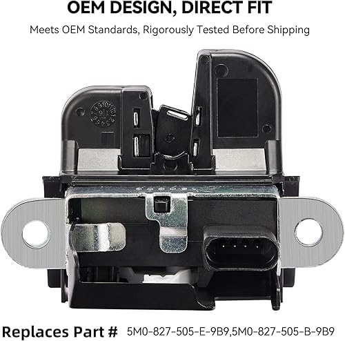 Miniatura 5 de SYERAL Trunk Latch Actuator Compatible with Volkswagen 2009-2014 Jetta, Compatible with Tiguan 2009-2017 Tailgate Trunk Lid Latch Lock Actuator Motor