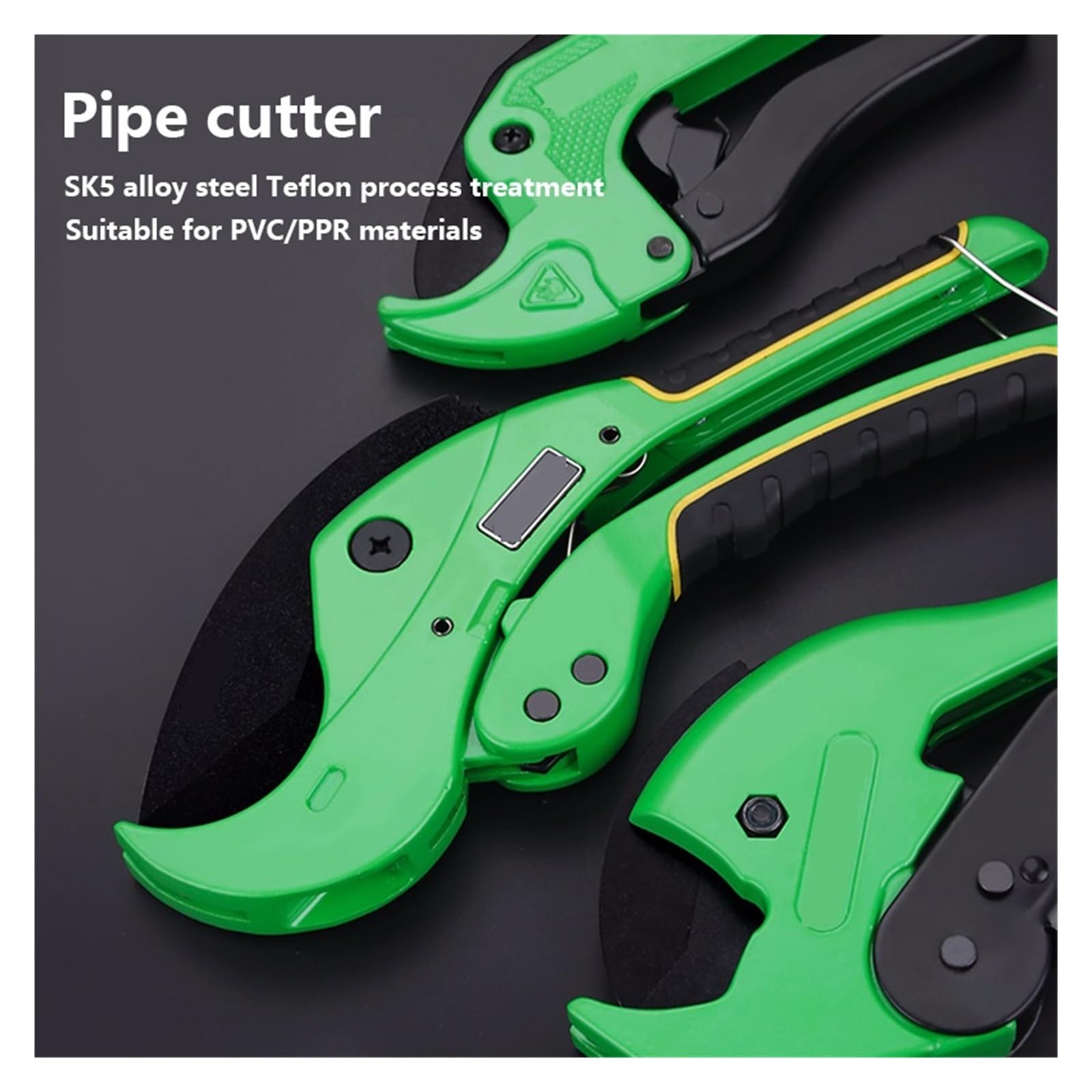 Tijeras for tuberías de agua, herramienta cortadora PVC, tijeras PPR, mango aleación aluminio y acero SK5, alicates corte rápido for Alta Calidad De Corte(Flagship with blade)
