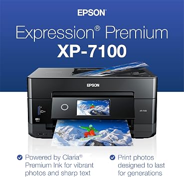 Epson Expression Premium XP-7100 Wireless Color All-in-One Inkjet Printer