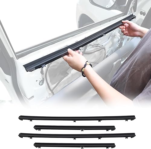 Tira de sellado de ventana para Toyota Land Cruiser Prado 150 Lc150 2010-2023 Accesorios en capas interiores