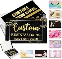 Vista 17 de Tarjetas de visita personalizadas con tu logotipo, tarjeta impresa personalizada para fotos de pequeñas empresas, parte delantera y trasera