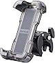 Lamicall 片手操作 自転車用 スマホ ホルダー スタンド : 簡単取付 ロードバイク ワンタッチ スマートフォン ホルダー 携帯ホルダー オートバイ バイク用 スマホ固定 360度回転 防振 iPhone 15 15 Plus 15 pro 15 pro max iphone 14/13/12 pro plus pro max android 4.7-6.8インチに対応