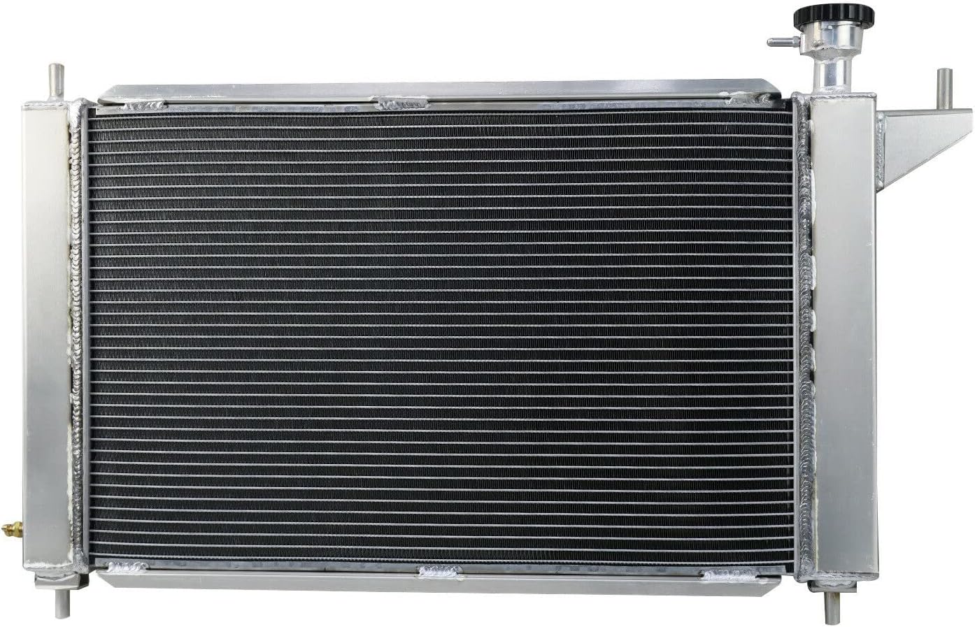 All Aluminum Radiator Compatible With Ford GT SVT 3.8L V6 5.0L V8 1994 1995 1996 94 95 96 Radiador, CU1488 3 Row Core Cooling Radiator + Shroud/Fan + Relay Kit