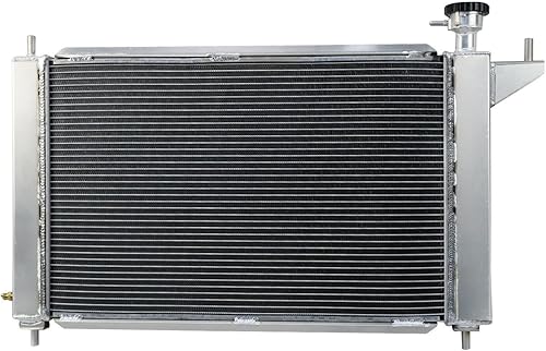 Miniatura 5 de Mustang Radiador para Ford Mustang GT SVT 3.8L V6 5.0L V8, 3 filas de aluminio CU1488 de 3 filas + cubierta  ventilador + kit de relé