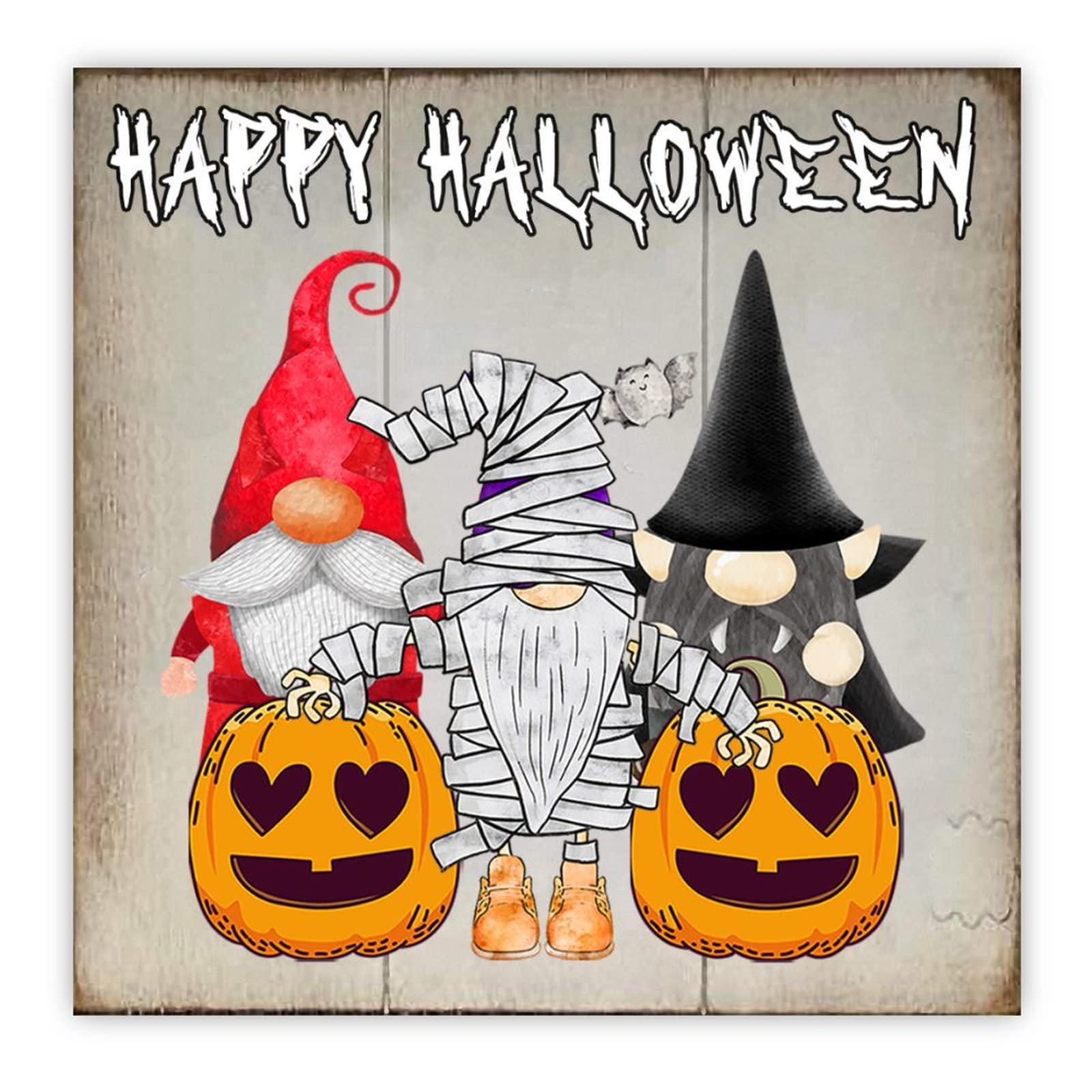 Panneau en bois Happy Halloween : finie la déco de fête fade et fragile