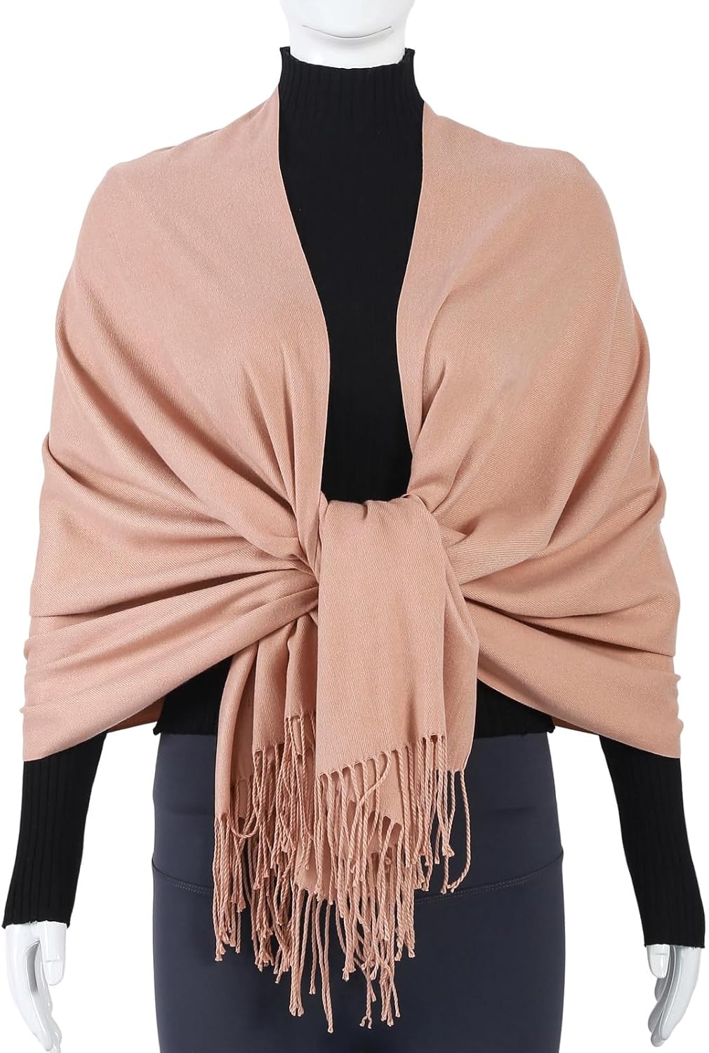 Scarf for Women Winter Pashmina Feel Shawl Wraps Softest Warm Blanket Oversized Scarves Evening Dress Wraps - Image 2