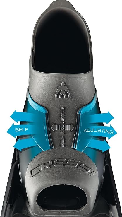 Cressi since 1946 - Gara Turbo Boost Fins - Innovative Long Fin with Closed Heel Ideal for Intermediate to Advanced Free Diving, Apnea and Spearfishing