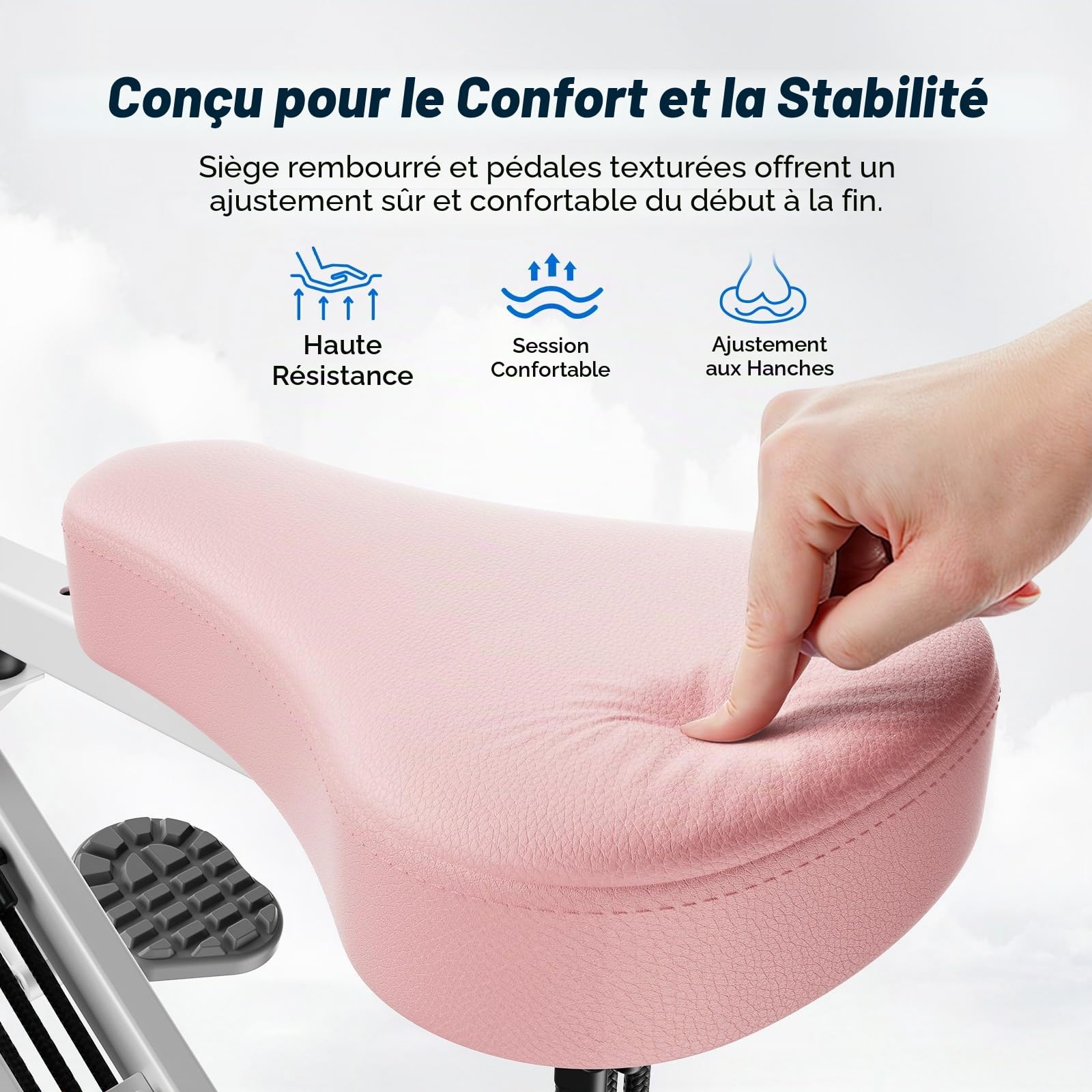 MERACH 2-en-1 Machine à Squats et Rameur, Appareil de Squat Pliable, Machine pour Fessiers, Jambes et Abdominaux, Montage en 10 Min pour la Maison et la Salle de Sport, Charge Max 160KG
