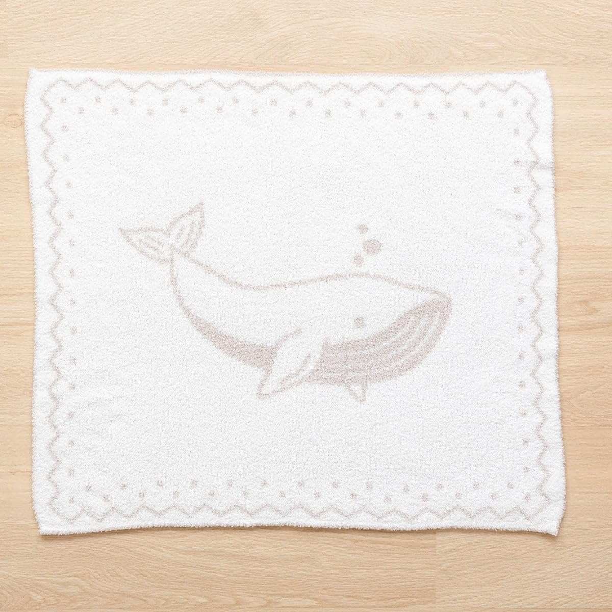 Amazon｜ニトリ ベビー ふかふか ブランケット クジラ NM01 80×80cm