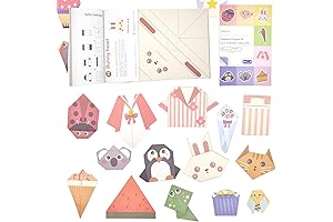 MIREONETRY Origami Paper: Easy Origami Kit for Kids Ages 5-8