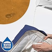 Vista 76 de Comfort Expression - Cama ortopédica para perros extragrandes, 53 x 42 pulgadas, cama impermeable y de apoyo de espuma con cojines removibles