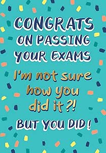 Geslaagd kaart met humor voor examen met | Kaartje2go