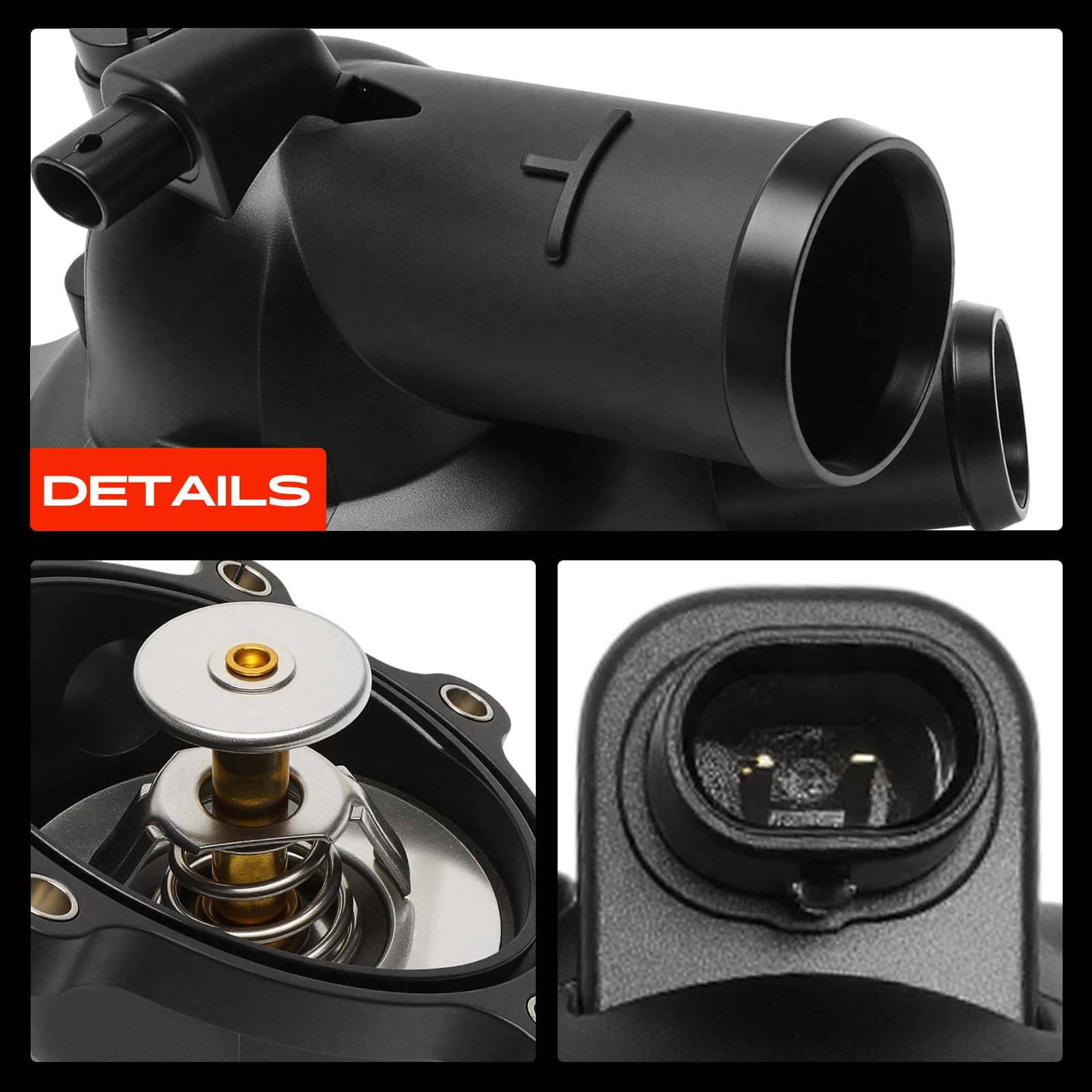 Frankberg Refrigerante del Termostato 105°C Compatibile con A5 8T3 A8 4H2 4H8 4HC 4HL A5 Cabriolet 8F7 A4 Avant 8K5 Replace# 079121115BG,079121115BB