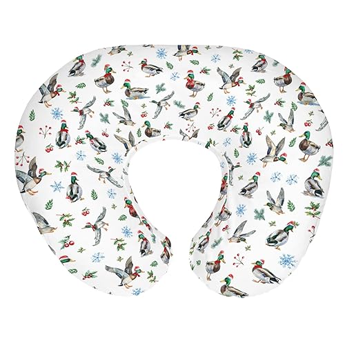 Miniatura 12 de Fundas de almohada de lactancia con estampado de patos y aves de acuarela para niños y niñas, funda de almohada de caza de patos salvajes, aves,