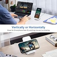 Vista 5 de Pixel - Soporte de carga inalámbrica para Google Pixel 10 10Pro XL 9Pro XL/Fold 9a 8a 8Pro 8 Pro 8 7a 7Pro 6, 15 W Android Estación de carga Blanco