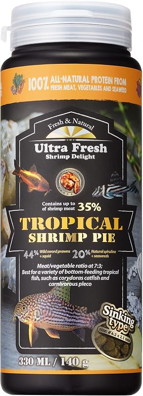 Alimento para Peixes de Fundo com Camarão-Espada e Proteína Natural Ultra Fresh 190 g