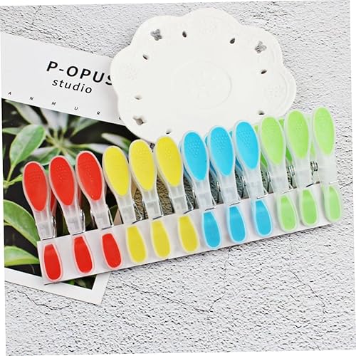 Miniatura 3 de Cabilock 36 Uds pinzas de plástico para ropa, clips de ropa, ganchos de ropa, clips de tela, clip de edredón de primavera