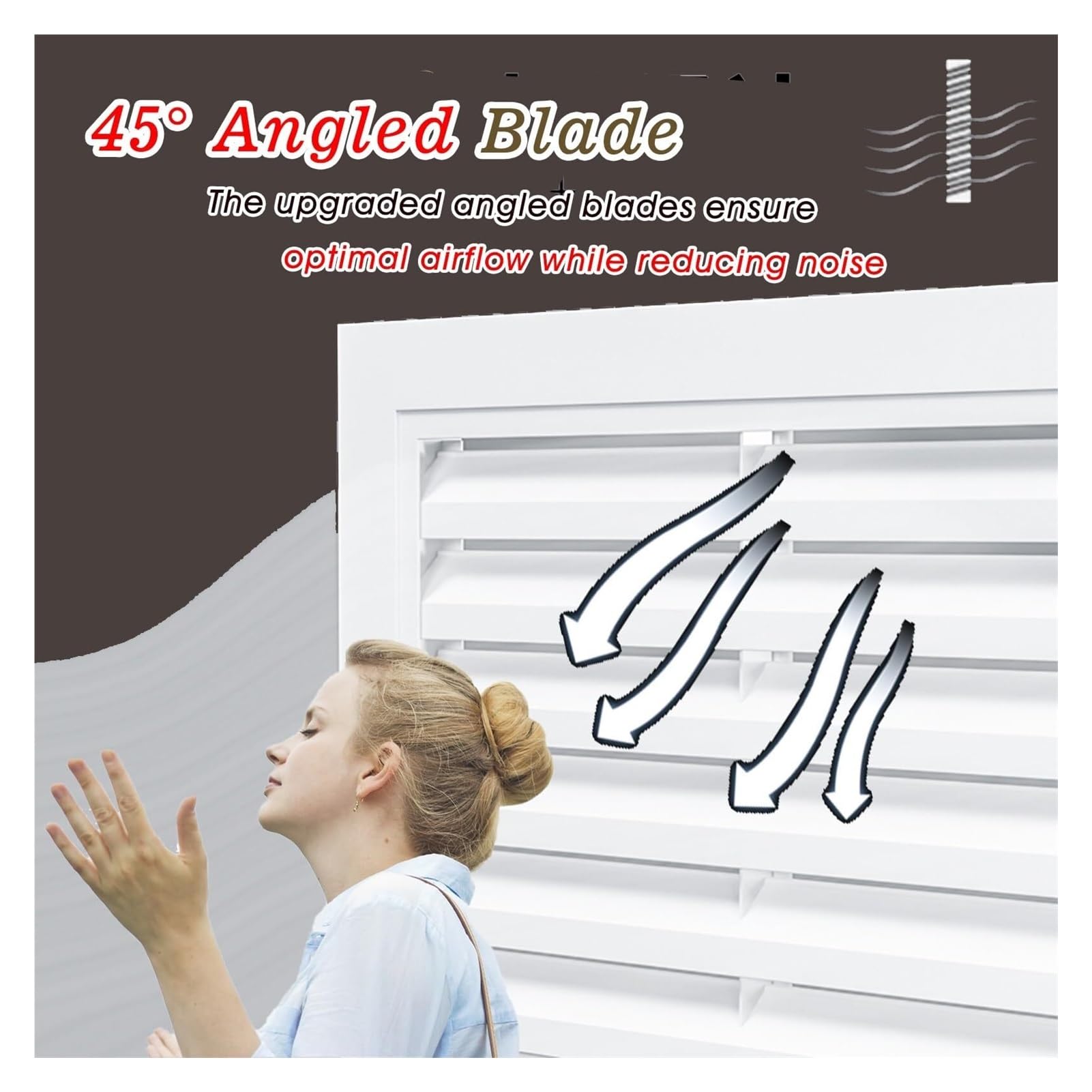 lüftungsgitter Kaltluftrückführungs-Entlüftungsabdeckung, Wanddecke, Dekoratives HVAC-Gitter Aus Weißem Aluminium, 12, 14, 16, 18, 20, 22 Zoll, Feste Lamellen(12x34in/30.5x86.4cm)