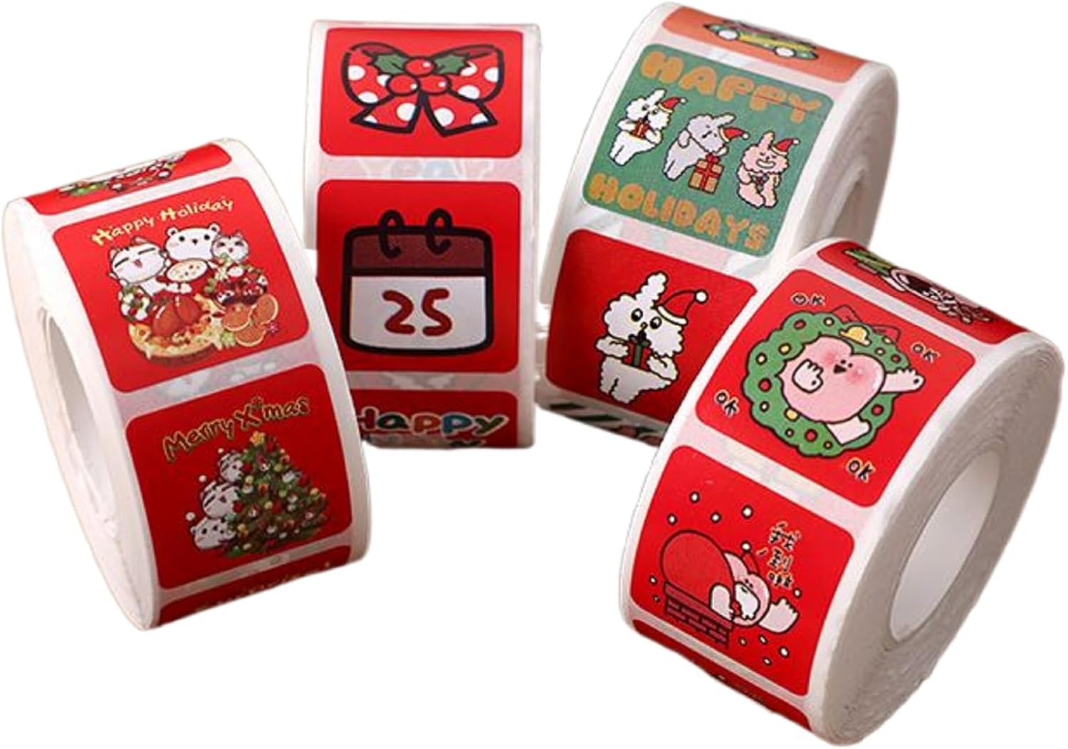 Bafnsiji Merry Christmas Stickers, 2000PCS Christmas