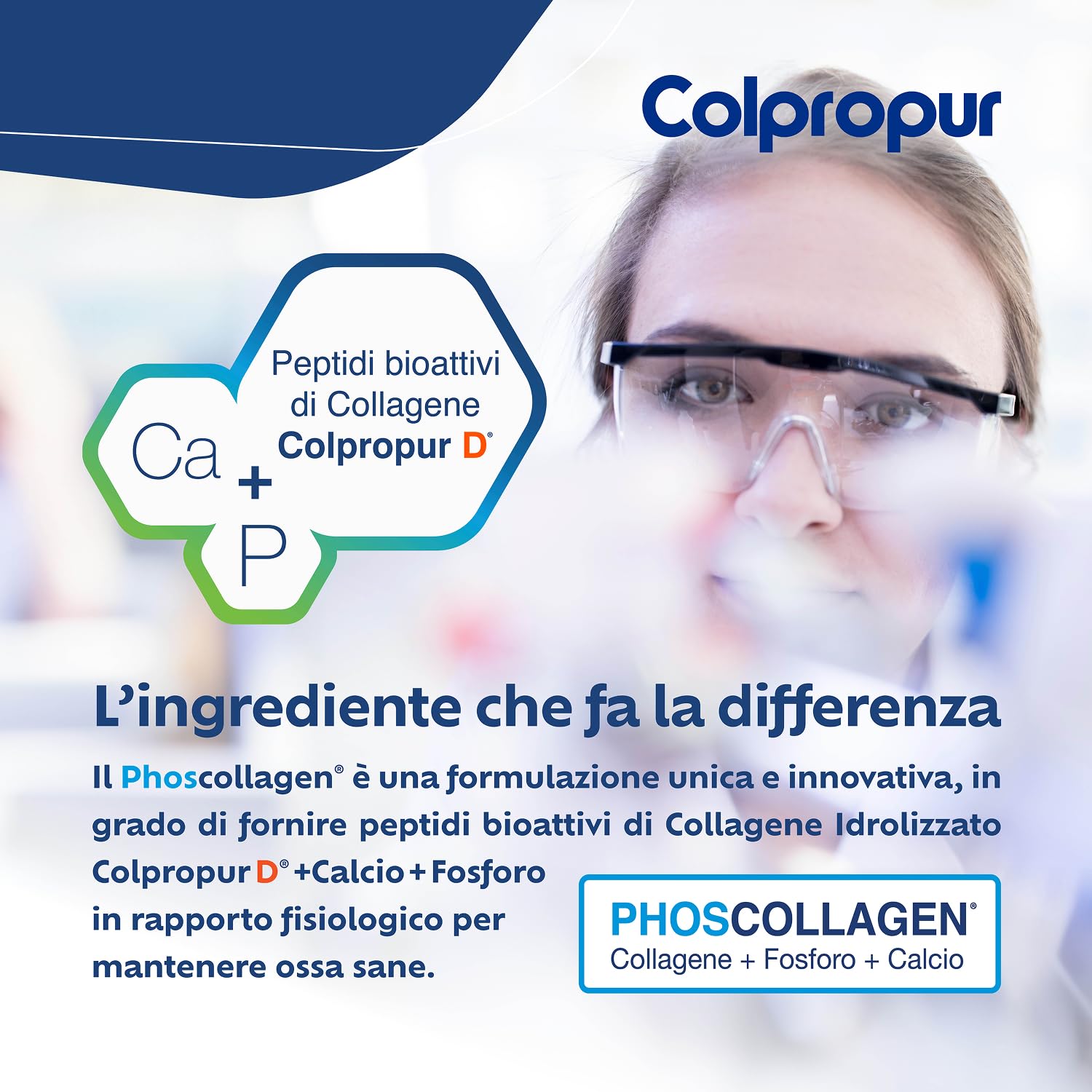 Colpropur Lady Gusto Pesca – Collagene Idrolizzato in Polvere da Bere - Peptidi di Collagene, Integratore per Ossa, Pelle e Articolazioni – 340g