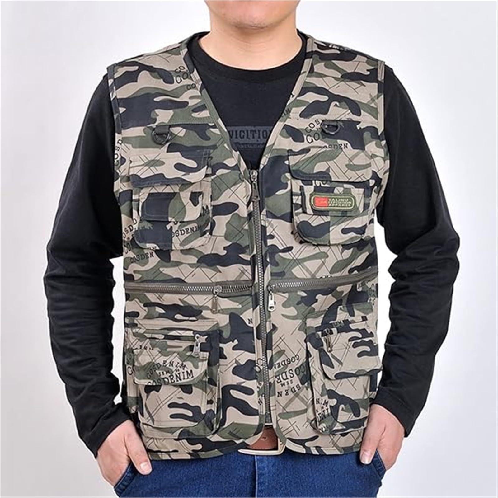 Wygwlg Gilet Multiuso da Uomo