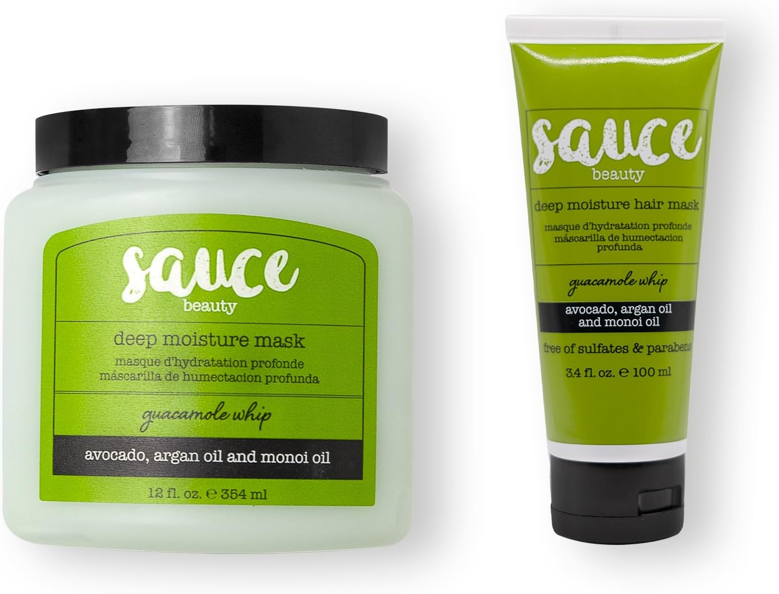 SAUCE BEAUTY Guacamole Whip Hair Masks Deep Conditioning