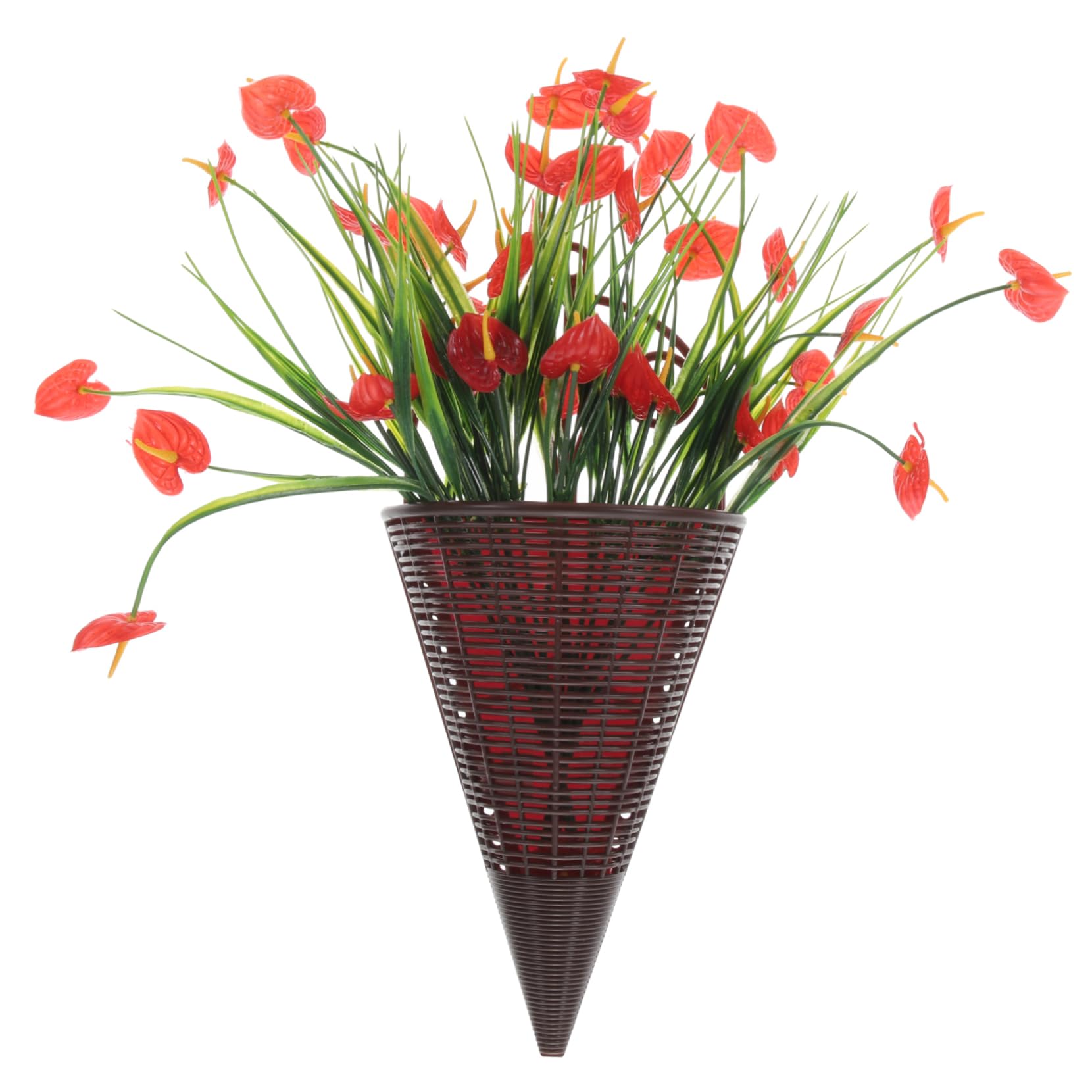 Panier de fleurs artificielles pour porte d'entrée Outanaya
